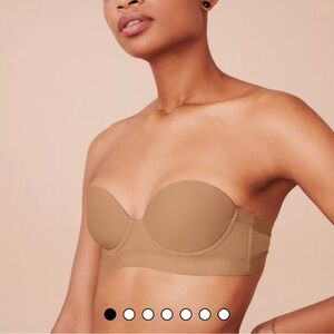 NWT Pepper MVP Multiway strapless bra, 36B, Tuscan